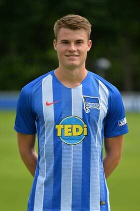 Football Mens Regionalliga Nord Ost Season 2018 19 Hertha BSC Team and portrait photos Niko Koulis Nr 4 Hertha BSC II 22 07 18 Copyright: xMichaelxHundtx xMatthiasxKochx