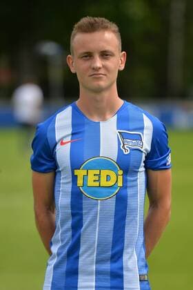 Football Mens Regionalliga Nord Ost Season 2018 19 Hertha BSC Team and portrait photos Nils Blumberg Nr 19 Hertha BSC II 22 07 18 Copyright: xMichaelxHundtx xMatthiasxKochx