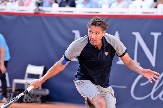 Michael Stich ATP Tournament German Open Tennis Championships 2018 in Hamburg game Manhagen Classics Michael Stich against John McEnroe Show Match