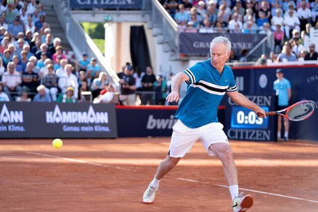 John McEnroe ATP Tournament German Open Tennis Championships 2018 in Hamburg Game Manhagen Classics Michael Stich vs. John McEnroe Show Match