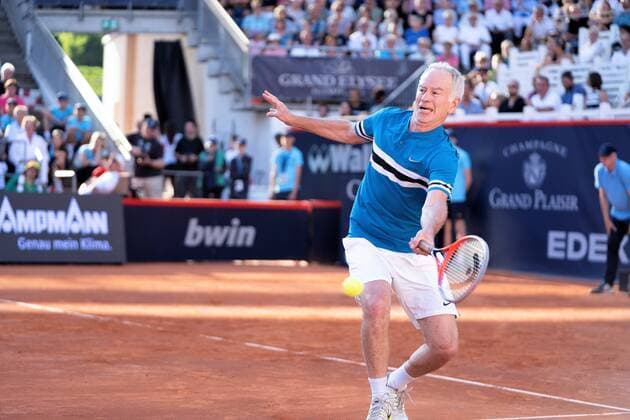 John McEnroe ATP Tournament German Open Tennis Championships 2018 in Hamburg Game Manhagen Classics Michael Stich vs. John McEnroe Show Match