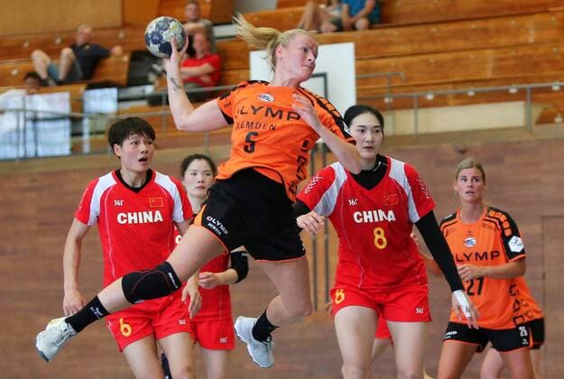 BAU 23 07 2018 Bietigheim Handball Women SG BBM Bietigheim vs China National Team Antje Lauenroth BBM front