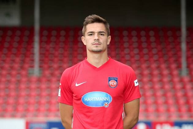 Nikola Dovedan 1 FC Heidenheim 2 Bundesliga Portraettermin 2018 2019 1 FC Heidenheim 2 Bundesliga Portraettermin 2018 2019 Heidenheim Copyright: xEIBNER HarryxLangerx EP_HLR