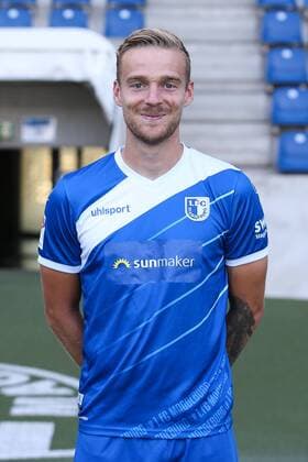 Nils Butzen 1 FC Magdeburg 2 BL PortraÌttermin 2018 2019 official photo opportunity 1 FC Magdeburg at the MDCC Arena in Magdeburg Portrait Portrait Germany Football Mann Maenner GER 23 07 2018