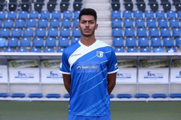 Tarek Chahed 1 FC Magdeburg 2 BL PortraÌttermin 2018 2019 Official Photo Session 1 FC Magdeburg at the MDCC Arena in Magdeburg Portrait Portrait Germany Football Mann Maenner GER 23 07 2018