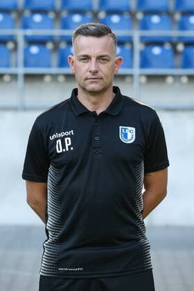 Team doctor Dr Oliver Poranzke 1 FC Magdeburg 2 BL PortraÌttermin 2018 2019 official photo opportunity 1 FC Magdeburg in the MDCC Arena in Magdeburg Portrait Portrait Germany Football Mann Maenner GER 23 07 2018