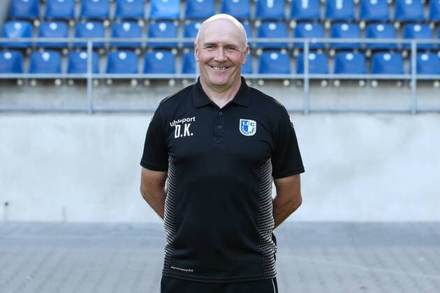 Athletic Trainer Dirk Keller 1 FC Magdeburg 2 BL PortraÌttermin 2018 2019 Official Photo Session 1 FC Magdeburg at the MDCC Arena in Magdeburg Portrait Portrait Germany Football Mann Maenner GER 23 07 2018