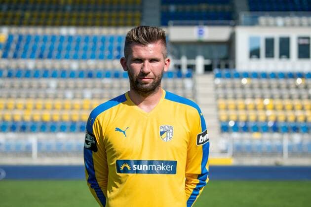 Goalkeeper Raphael Koczor FC Carl Zeiss Jena 3 League Portrait Date 2018 2019 Ernst Abbe Sportfeld Jena