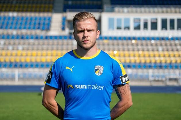 Guillaume Cros FC Carl Zeiss Jena 3 League Portrait Date 2018 2019 Ernst Abbe Sportfeld Jena