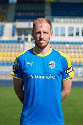 Justin Gerlach FC Carl Zeiss Jena 3 League Portrait Date 2018 2019 Ernst Abbe Sportfeld Jena