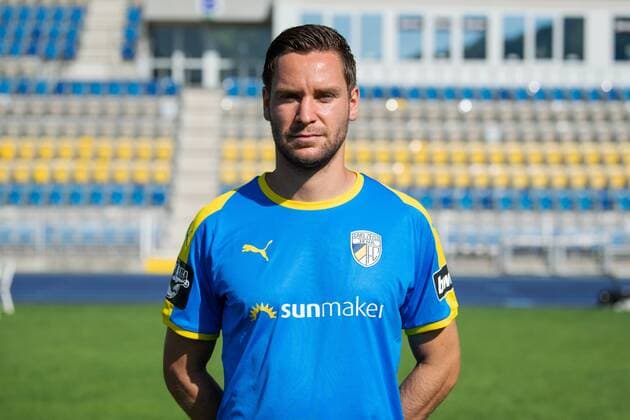 Matthias Kühne FC Carl Zeiss Jena 3 League Portrait Date 2018 2019 Ernst Abbe Sportfeld Jena