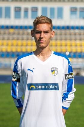 Goalkeeper Lukas Sedlak Carl Zeiss Jena 3 League Portrait Date 2018 2019 Ernst Abbe Sportfeld Jena
