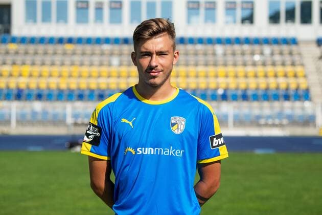 James Kevin Nahr FC Carl Zeiss Jena 3 League Portrait Date 2018 2019 Ernst Abbe Sportfeld Jena