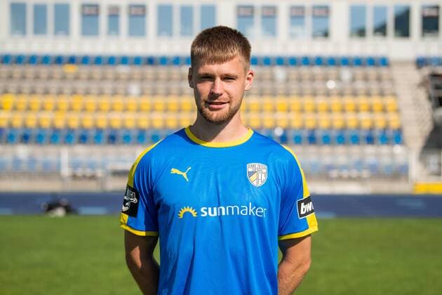 Dominik Bock FC Carl Zeiss Jena 3 League Portrait Date 2018 2019 Ernst Abbe Sportfeld Jena