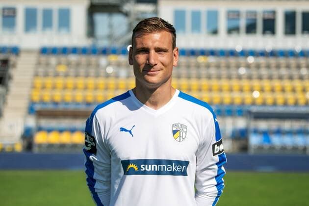 Goalkeeper Jo Coppens Carl Zeiss Jena 3 League Portrait Date 2018 2019 Ernst Abbe Sportfeld Jena