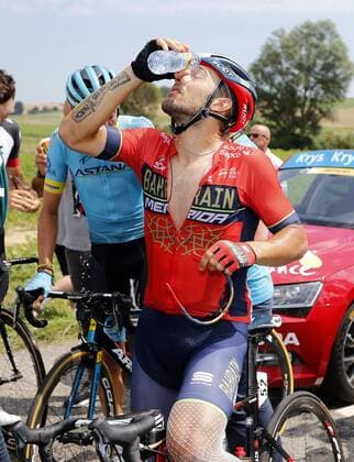 Sport - Bilder des Tages BAGNERES-DE-LUCHON, FRANCE - JULY 24 : COLBRELLI Sonny of Bahrain Merida Pro Cycling Team during stage 16 of the 105th edition of the 2018 Tour de France cycling race, a stage of 218 kms between Carcassonne and Bagneres-De-Luchon on July 24, 2018 in Bagneres-De-Luchon, France, 24 07 2018 CYCLISME : Tour de France - Etape 16 - Carcassonne Bagneres De Luchon - 24 07 2018 PhotoNews Panoramic 