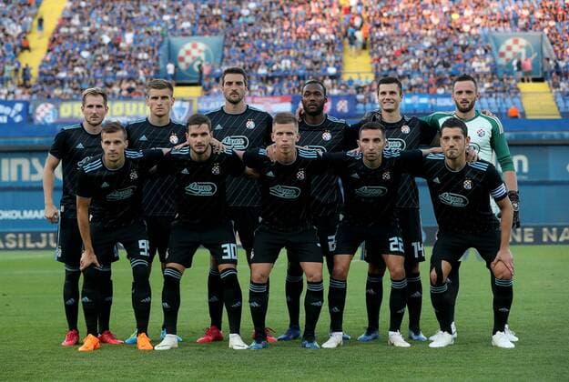 GNK Dinamo, Hapoel Beer-Sheva 24.07.2018., Stadium Maksimir, Zagreb - First match of the 2nd UEFA Champions League preliminary, GNK Dinamo - Hapoel Beer-Sheva. . Izet Hajrovic, Mario Budimir, Kevin Theophile-Catherine, Amer Gojak, Danijel Zagorac, Damian Kadzior, Petar Stojanovic, Dani Olmo, Marin Leovac, Arijan Ademi. IgorxKralj PIXSELL