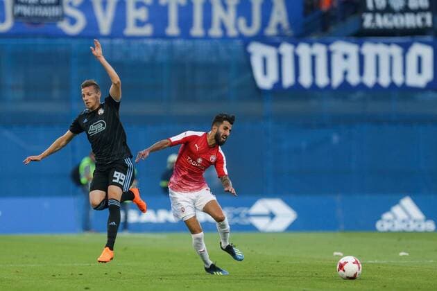 GNK Dinamo, Hapoel Beer-Sheva 24.07.2018., Stadium Maksimir, Zagreb - First match of the 2nd UEFA Champions League preliminary, GNK Dinamo - Hapoel Beer-Sheva.Mislav Orsic.  FilipxKos PIXSELL