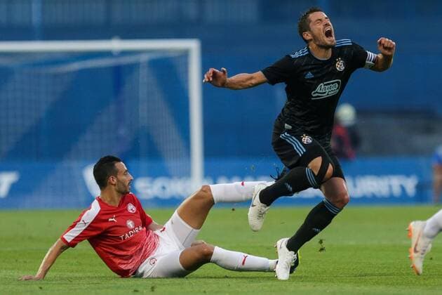 GNK Dinamo, Hapoel Beer-Sheva 24.07.2018., Stadium Maksimir, Zagreb - First match of the 2nd UEFA Champions League preliminary, GNK Dinamo - Hapoel Beer-Sheva. Arijan Ademi.  FilipxKos PIXSELL
