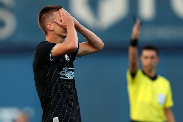 GNK Dinamo, Hapoel Beer-Sheva 24.07.2018., Stadium Maksimir, Zagreb - First match of the 2nd UEFA Champions League preliminary, GNK Dinamo - Hapoel Beer-Sheva. Dani Olmo.  IgorxKralj PIXSELL