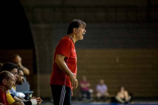 Sead Hasanefendic Trainer ThSV Eisenach Eisenach Thuringia Germany Werner Aßmann Halle Copyright: xAgentur54Gradx xChristianxHeilwagenx