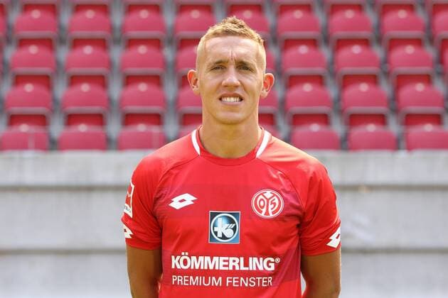 PABLO DE BLASIS 1. FSV MAINZ 05 FUSSBALL, GER, 1.BL, PORTRAETTERMIN 2018 2019, 