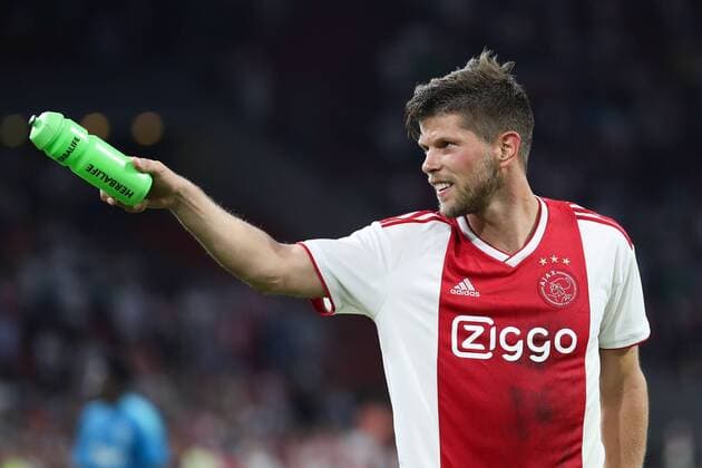 SOCCER - UEFA CL quali, Ajax vs Sturm AMSTERDAM,NETHERLANDS,25.JUL.18 - SOCCER - UEFA Champions League qualification, AFC Ajax Amsterdam vs SK Sturm Graz. Image shows Klaas Jan Huntelaar (Ajax). GEPAxpictures xChristianxWalgram