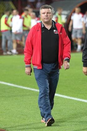 VLADIMIR CHEBURIN Vladimir Ceburin trener fudbalera Suduve Marijampole na utakmici kvalifikacija za UEFA Ligu Sampiona protiv Crvene zvezde na stadionu Rajko Mitic, Beograd 24.07.2018. godine MarkoxMetlas 