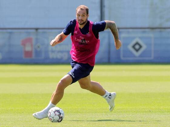 2 League Season 2018 2019 Hamburger SV Training 26 07 2018 Hamburger SV Training Pierre Michel Lasogga Hamburger SV