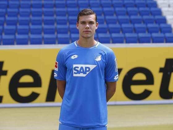Justin Hoogma TSG 1899 Hoffenheim Portrait Date TSG 1899 Hoffenheim 2018 2019 Sinsheim GER 25 07 2018 Soccer 1 Bundesliga 2018 2019