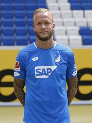 Kevin Vogt TSG 1899 Hoffenheim Portrait Date TSG 1899 Hoffenheim 2018 2019 Sinsheim GER 25 07 2018 Soccer 1 Bundesliga 2018 2019