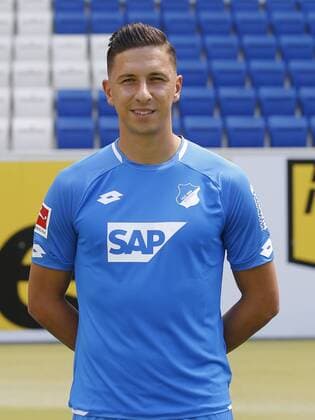 Robert Zulj TSG 1899 Hoffenheim Portrait Date TSG 1899 Hoffenheim 2018 2019 Sinsheim GER 25 07 2018 Soccer 1 Bundesliga 2018 2019