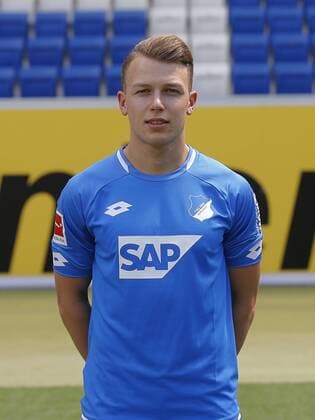 Dennis Geiger TSG 1899 Hoffenheim Portrait Date TSG 1899 Hoffenheim 2018 2019 Sinsheim GER 25 07 2018 Soccer 1 Bundesliga 2018 2019
