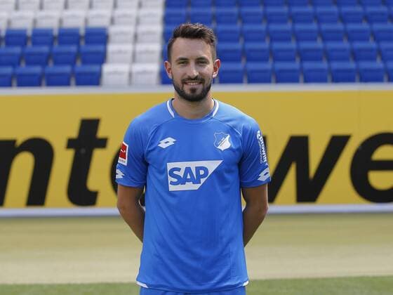 Lukas Rupp TSG 1899 Hoffenheim Portrait Date TSG 1899 Hoffenheim 2018 2019 Sinsheim GER 25 07 2018 Soccer 1 Bundesliga 2018 2019