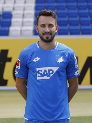 Lukas Rupp TSG 1899 Hoffenheim Portrait Date TSG 1899 Hoffenheim 2018 2019 Sinsheim GER 25 07 2018 Soccer 1 Bundesliga 2018 2019