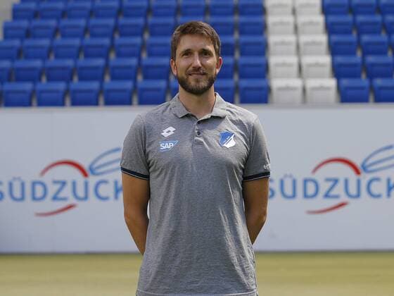 Co Trainer Analysis Benjamin Glück TSG 1899 Hoffenheim Portrait Date TSG 1899 Hoffenheim 2018 2019 Sinsheim GER 25 07 2018 Soccer 1 Bundesliga 2018 2019