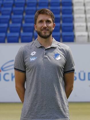 Co Trainer Analysis Benjamin Glück TSG 1899 Hoffenheim Portrait Date TSG 1899 Hoffenheim 2018 2019 Sinsheim GER 25 07 2018 Soccer 1 Bundesliga 2018 2019