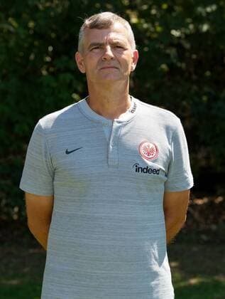 26 07 2018 xjhx Football 1 Bundesliga Eintracht Frankfurt Photo-op season 2018 2019 Team photo Portrait date 2018 2019 emspor v l TW Manfred Moppes coach Petz Eintracht Frankfurt Frankfurt am Main