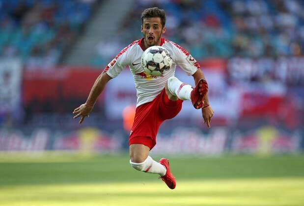 26 07 2018 Football UEFA Europa League 2018 2019 2 qualifying round RB Leipzig BK Häcken in the Red Bull Arena Leipzig Marcelo Saracchi RB Leipzig