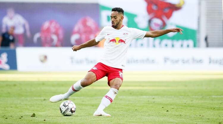 RB Leipzig BK Haecken Soccer Euro League Qualifiers Leipzig 26 07 2018 Red Bull Arena Soccer UEFA Euro League Qualification 2 Round First leg RB Leipzig vs BK Häcken Pictured Matheus Cunha 20 RB Leipzig