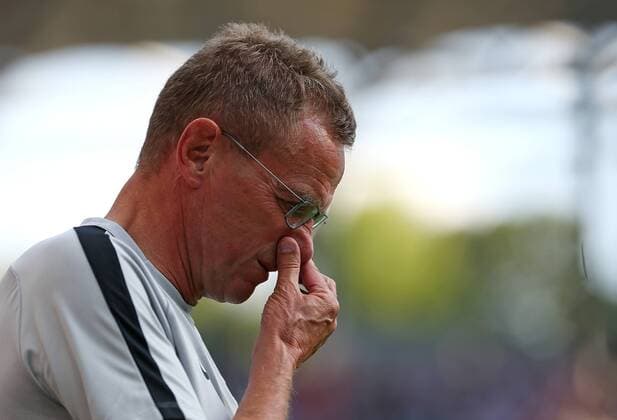 26 07 2018 Football UEFA Europa League 2018 2019 2 qualifying round RB Leipzig BK Häcken in the Red Bull Arena Leipzig Coach Sporting Director Ralf Rangnick RB Leipzig