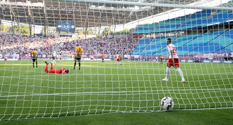 RB Leipzig BK Haecken Soccer Euro League Qualifiers Leipzig 26 07 2018 Red Bull Arena Soccer UEFA Euro League Qualification 2 Round First leg RB Leipzig vs. BK Häcken Image for RB Leipzig Kevin Kampl 44 RB Leipzig scores the 3 0