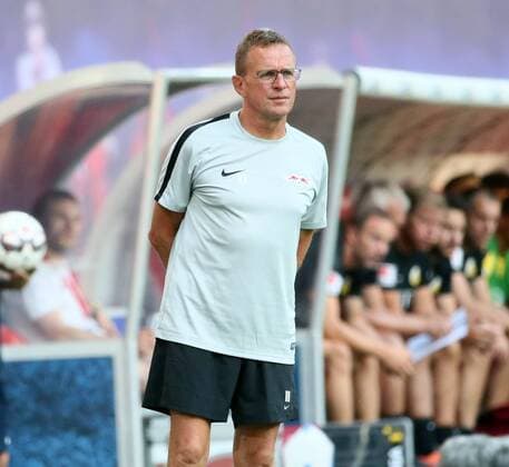 RB Leipzig BK Haecken Soccer Euro League Qualifiers Leipzig 26 07 2018 Red Bull Arena Soccer UEFA Euro League Qualification 2 Round First leg RB Leipzig vs. BK Hacken Pictured head coach Ralf Rangnick RB Leipzig