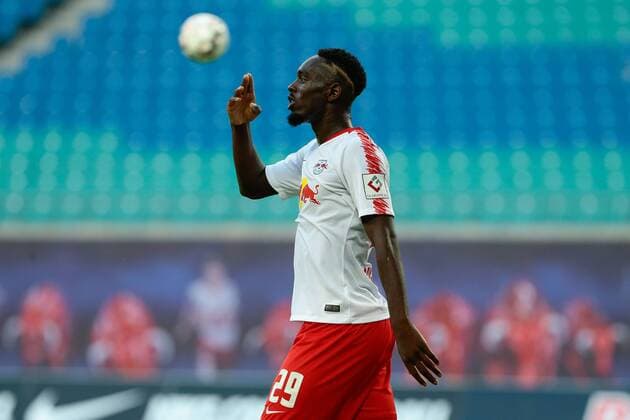 26 07 2018 xtgx Soccer Europa League Qualification 2 Round RB Leipzig BK Haecken emspor by Jean Kevin Augustin Leipzig 29 Cheers Torjubel celebrates the goal celebrate the goal celebration Leipzig