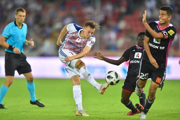 Fußball, EL Qualifikation, Gornik Zabrze - FK AS Trencin 2018.07.26 Zabrze Pilka nozna Liga Europy eliminacje sezon 2018 2019 Gornik Zabrze - AS Trencin N z Szymon Zurkowski Foto PressFocus 2018.07.26 Zabrze Football UEFA Europa League season 2018 2019 Gornik Zabrze - AS Trencin Szymon Zurkowski Credit: PressFocus NEWSPIX.PL --- Newspix.pl  20180726LUK1037