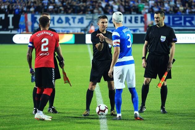 European league Osijek Rangers 26.07.2018., Croatia, Osijek - , European league - qualifiers Osijek - Rangers.  DavorxJavorovic PIXSELL
