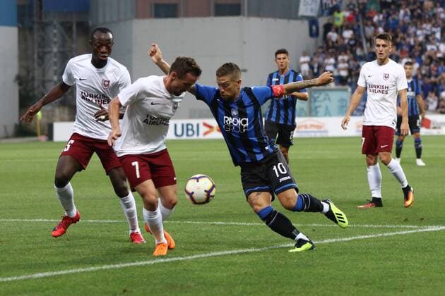 Photo LaPresse Moro Francesco July 26-2018 reggio emilia (Italy) ATALANTA vs SARAJEVO- Mapei Stadium Soccer Q2 Preliminaries Uefa Europa League 2018-2019 in the pic: gomez  Copyright: xMoroxFrancesco LaPresse LaPressex