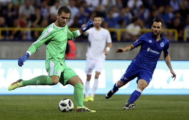 26.07.2018 Sarajevo(Bosnia and Herzegovina) FK Zeljeznicar-FC Apollon Limassol Europa League qualifiers 2nd leg men s football Bruno Vale(L) Apollon Limassol :Str 