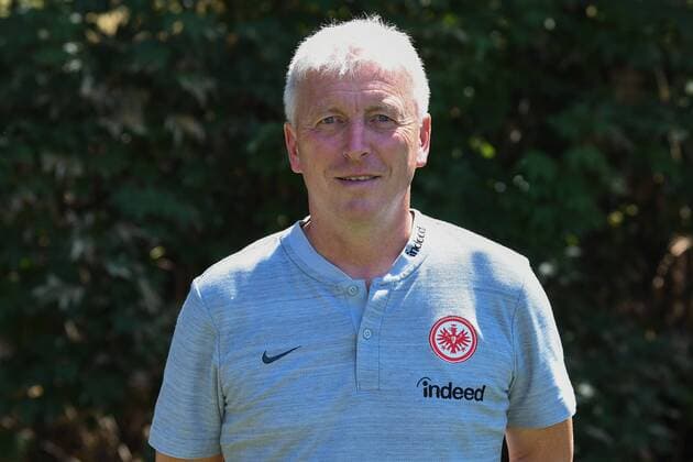 26 07 2018 xjhx Soccer 1 Bundesliga Eintracht Frankfurt Photo candidacy Season 2018 2019 1 BL PortraÌttermin Co Coach Armin Reutershahn Eintracht Frankfurt Frankfurt am Main