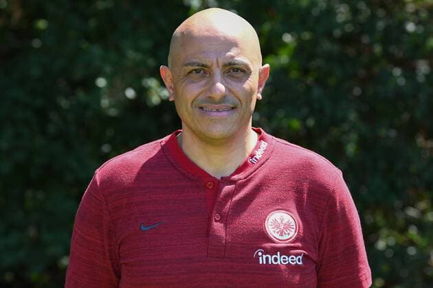 26 07 2018 xjhx Football 1 Bundesliga Eintracht Frankfurt Photo contest season 2018 2019 1 BL PortraÌttermin Franco Lionti Material attendant Eintracht Frankfurt Frankfurt am Main
